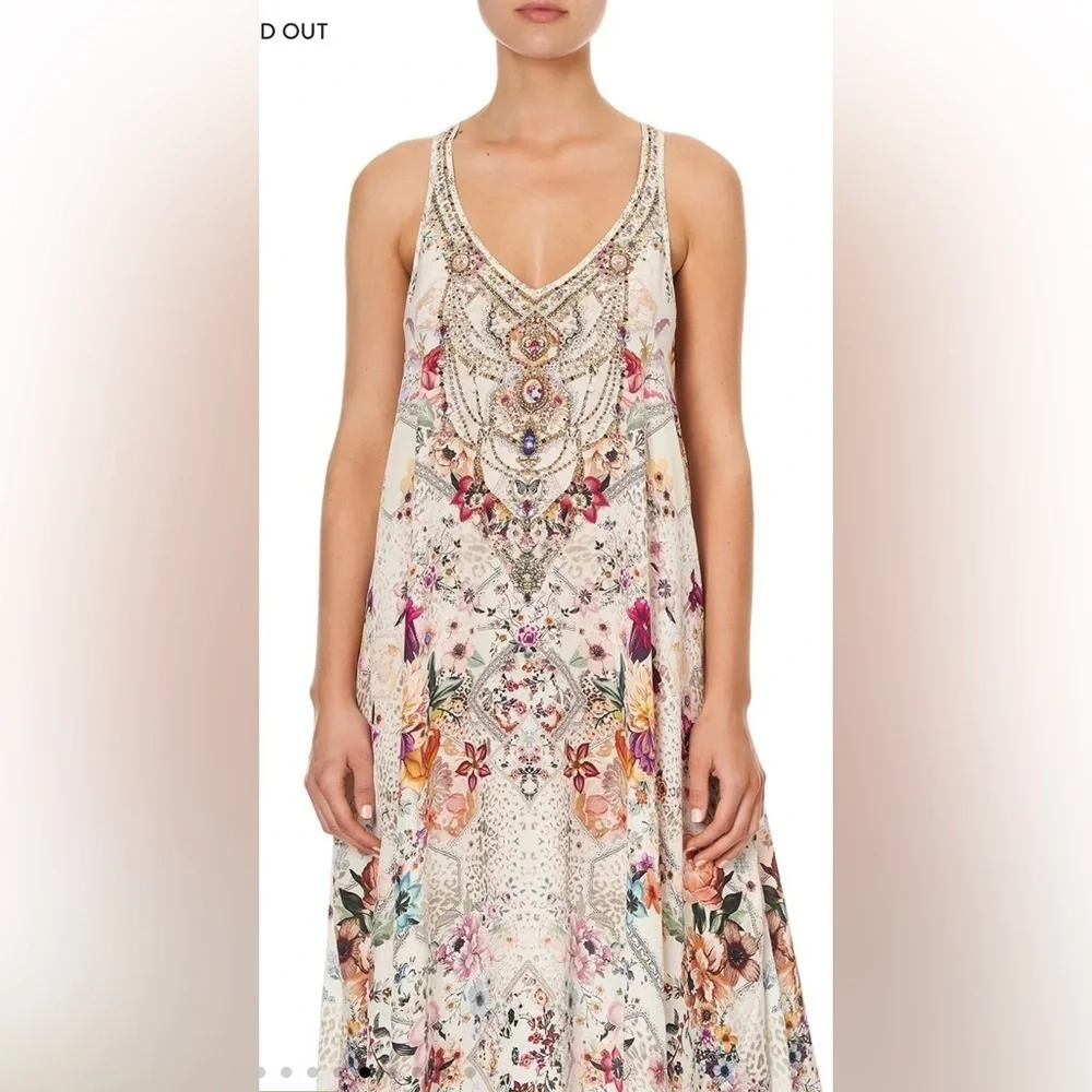 Camilla v neck racerback dress sew in love size extra small new with tags - Picture 3 of 12